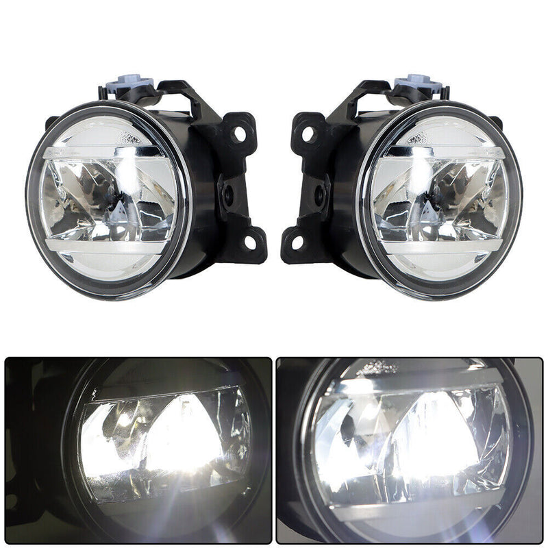 DURAFORCE Left+Right LED Fog Lights For 2017-2021 Honda Civic Sedan W/Cable Switch
