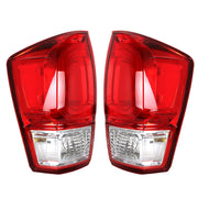 DURAFORCE Rear Tail Lights Lamp For 2016-2019 Toyota Tacoma SR SR5 Left+Right Side