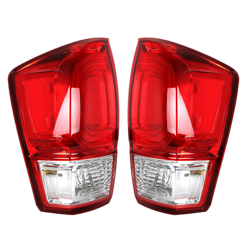 DURAFORCE Rear Tail Lights Lamp For 2016-2019 Toyota Tacoma SR SR5 Left+Right Side