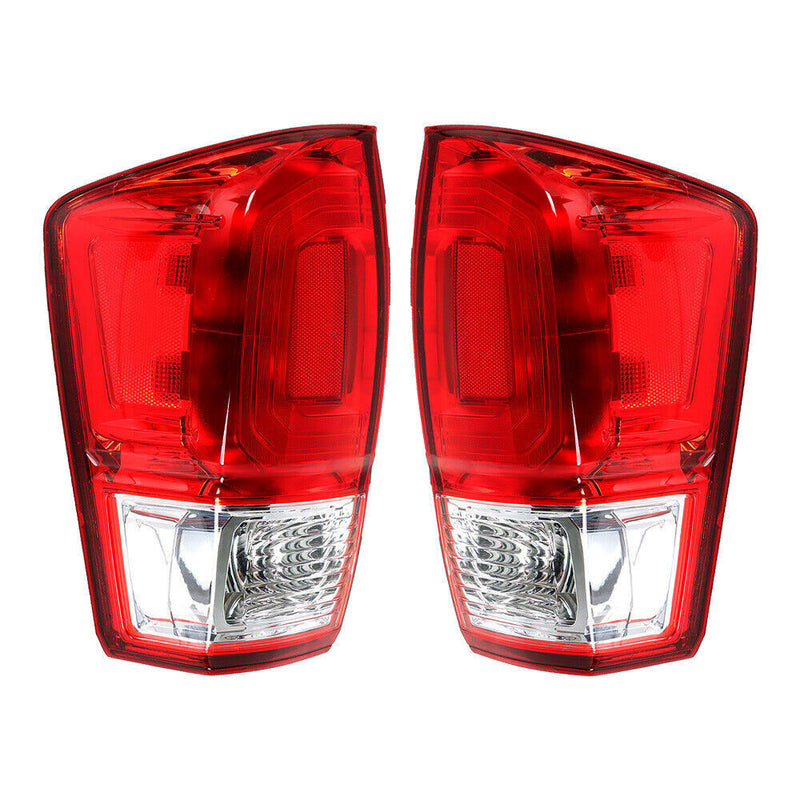 DURAFORCE Rear Tail Lights Lamp For 2016-2019 Toyota Tacoma SR SR5 Left+Right Side