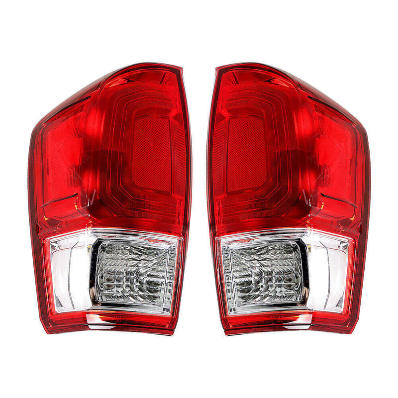 DURAFORCE Rear Tail Lights Lamp For 2016-2019 Toyota Tacoma SR SR5 Left+Right Side