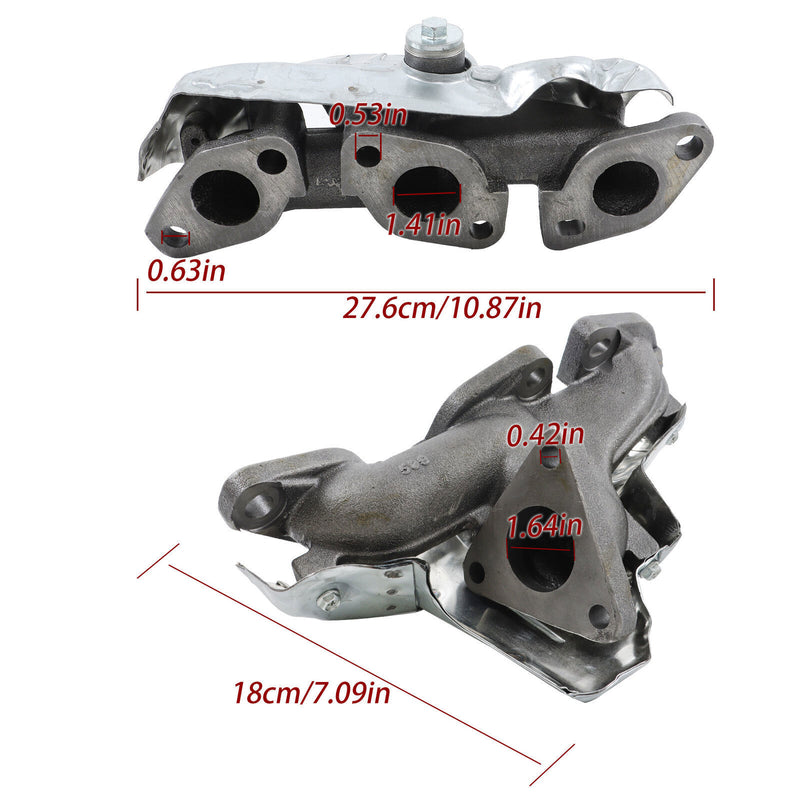 DURAFORCE Exhaust Manifold&Gasket Left For 2000-04 Nissan Frontier Xterra V6 3.3L