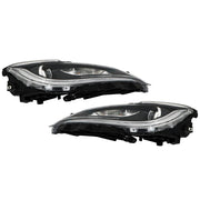 DURAFORCE Pair Headlight For 2016-2017 Chrysler 200 w/o LED DRL Halogen
