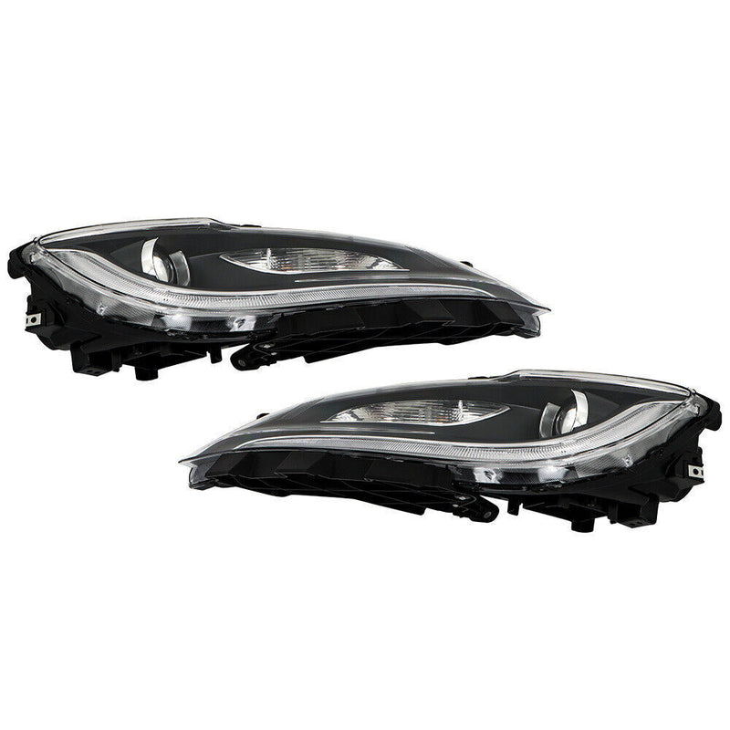 DURAFORCE Pair Headlight For 2016-2017 Chrysler 200 w/o LED DRL Halogen