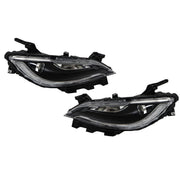 DURAFORCE Pair Headlight For 2016-2017 Chrysler 200 w/o LED DRL Halogen