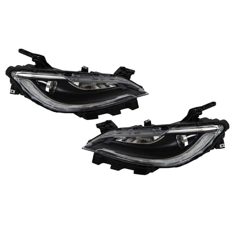 DURAFORCE Pair Headlight For 2016-2017 Chrysler 200 w/o LED DRL Halogen