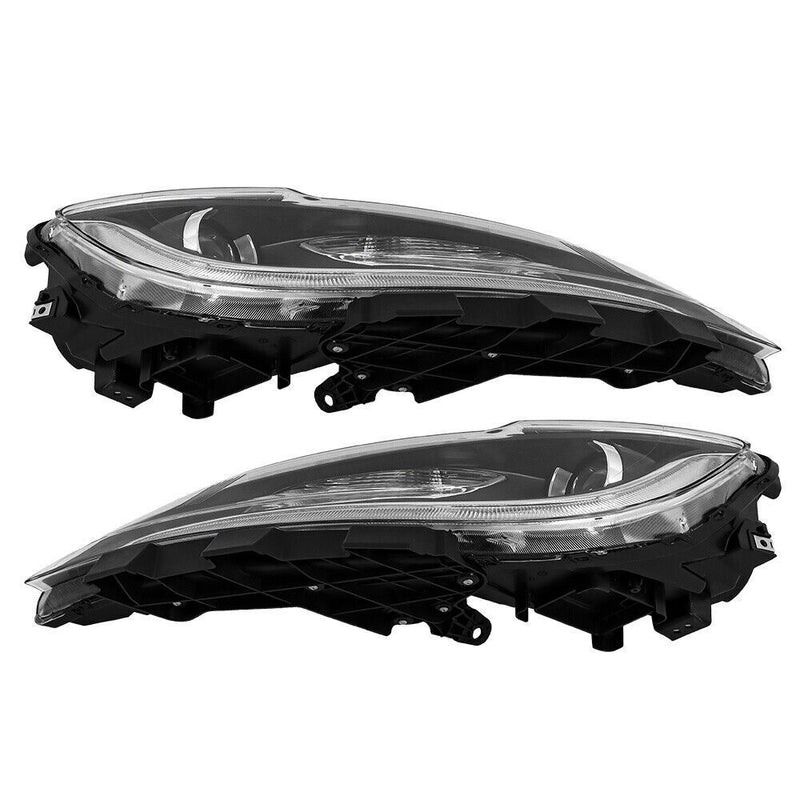 DURAFORCE Pair Headlight For 2016-2017 Chrysler 200 w/o LED DRL Halogen