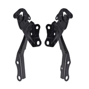 DURAFORCE Front Hood Hinge Bracket Left+Right Side For 2008-2013 Highlander Black
