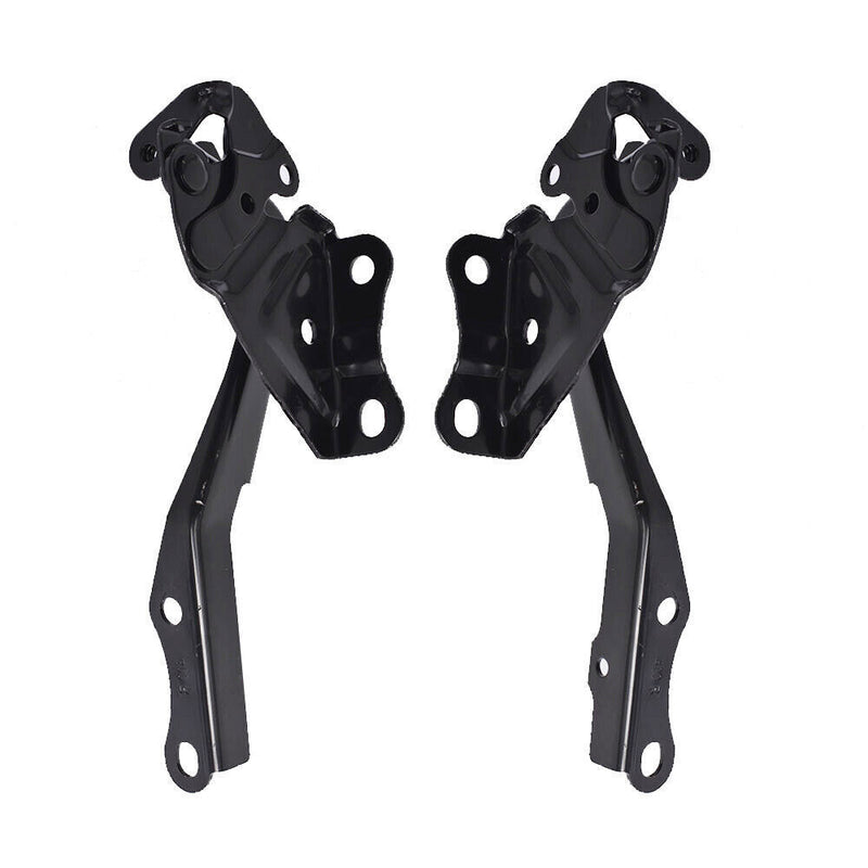 DURAFORCE Front Hood Hinge Bracket Left+Right Side For 2008-2013 Highlander Black