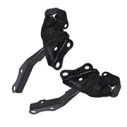 DURAFORCE Front Hood Hinge Bracket Left+Right Side For 2008-2013 Highlander Black