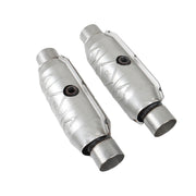 DURAFORCE 2Pcs 2.5" Inlet & Outlet Catalytic Converter For Ford F150 4.6L 5.4L V8