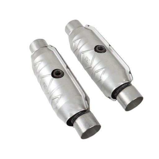 DURAFORCE 2Pcs 2.5" Inlet & Outlet Catalytic Converter For Ford F150 4.6L 5.4L V8