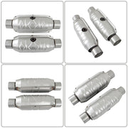 DURAFORCE 2Pcs 2.5" Inlet & Outlet Catalytic Converter For Ford F150 4.6L 5.4L V8
