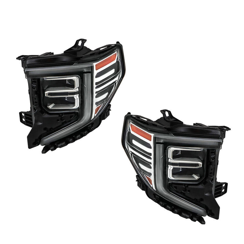 DURAFORCE Left+Right [Full LED] Headlight For 2022-2024 GMC Sierra 1500 SLT/Denali