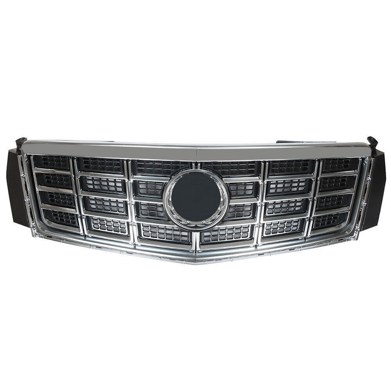 DURAFORCE Front Bumper Upper Grill For 2013-2015 Cadillac XTS Center Chrome＆Black