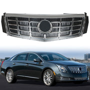 DURAFORCE Front Bumper Upper Grill For 2013-2015 Cadillac XTS Center Chrome＆Black