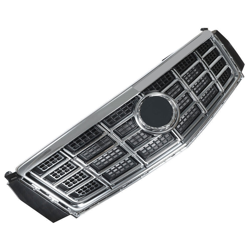 DURAFORCE Front Bumper Upper Grill For 2013-2015 Cadillac XTS Center Chrome＆Black