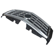 DURAFORCE Front Bumper Upper Grill For 2013-2015 Cadillac XTS Center Chrome＆Black