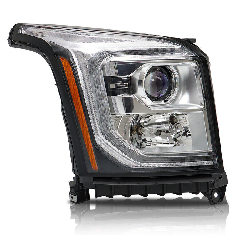 DURAFORCE Right RH Headlight Assembly For 2015-2017 GMC Yukon Halogen W/LED DRL