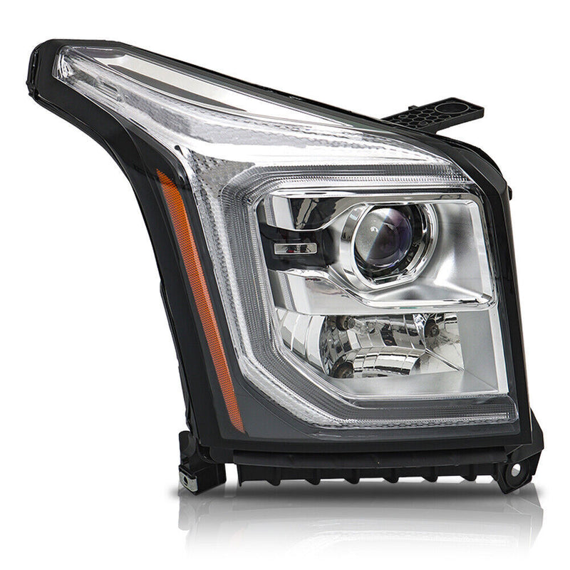 DURAFORCE Right RH Headlight Assembly For 2015-2017 GMC Yukon Halogen W/LED DRL