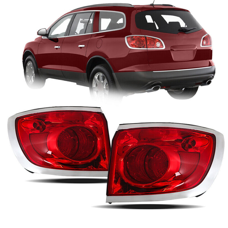 DURAFORCE Tail Lights For 2008-2012 Buick Enclave Halogen Outer Left+Right Pair