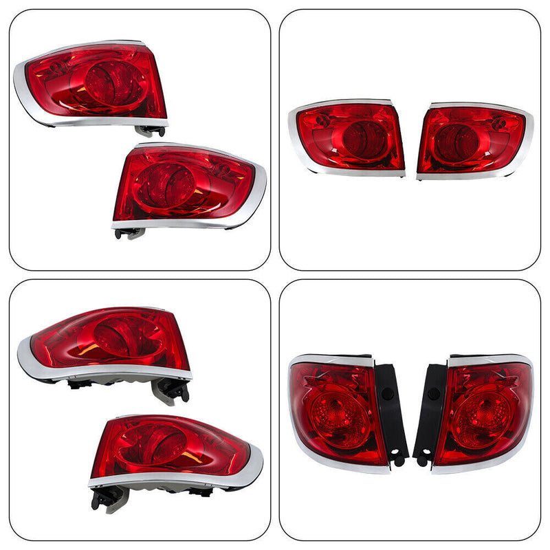 DURAFORCE Tail Lights For 2008-2012 Buick Enclave Halogen Outer Left+Right Pair