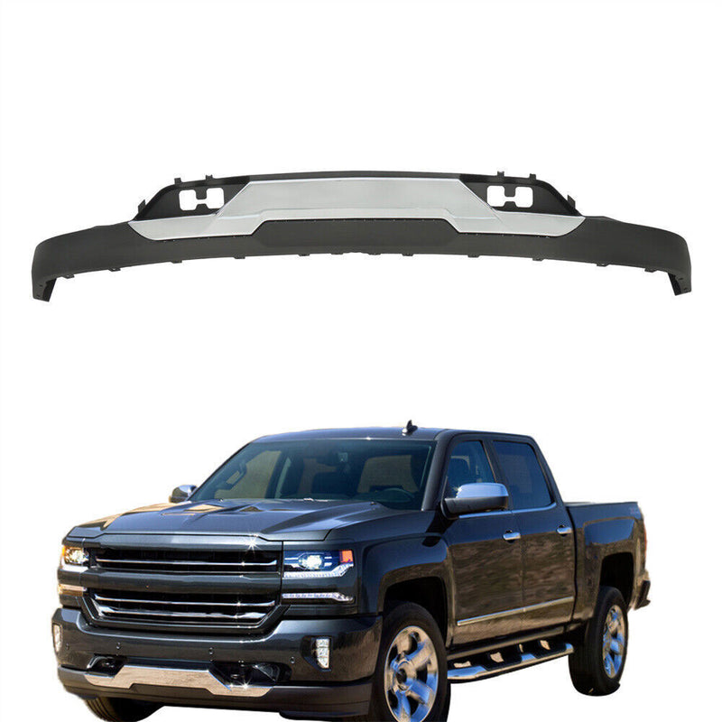 DURAFORCE Front Lower Bumper For 2016-2018 Silverado 1500 W/Trailer Holes Plastic