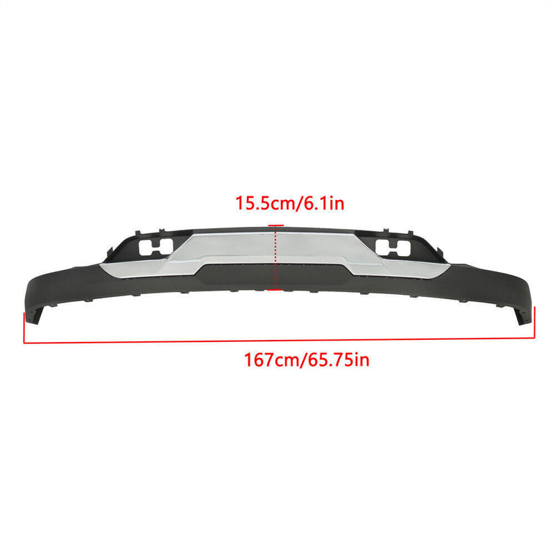 DURAFORCE Front Lower Bumper For 2016-2018 Silverado 1500 W/Trailer Holes Plastic
