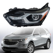 DURAFORCE Driver Headlight For 2018-2021 Chevy Equinox LT HID/Xenon LED DRL Clear