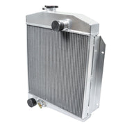 DURAFORCE 4 Row Silver Aluminum Radiator For 1961-1971 International Scout 2.5L MT