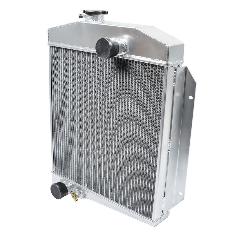 DURAFORCE 4 Row Silver Aluminum Radiator For 1961-1971 International Scout 2.5L MT