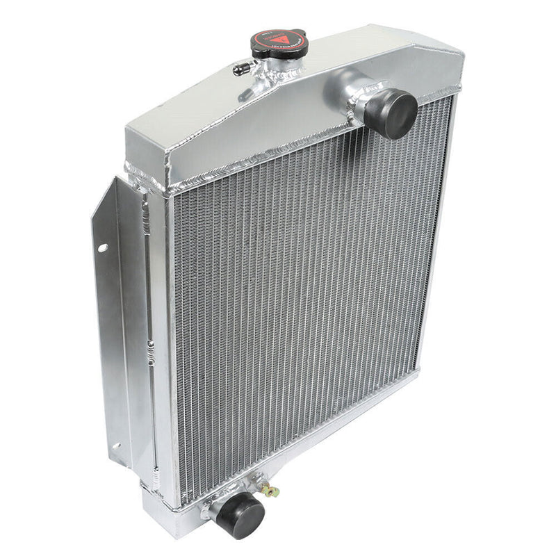DURAFORCE 4 Row Silver Aluminum Radiator For 1961-1971 International Scout 2.5L MT