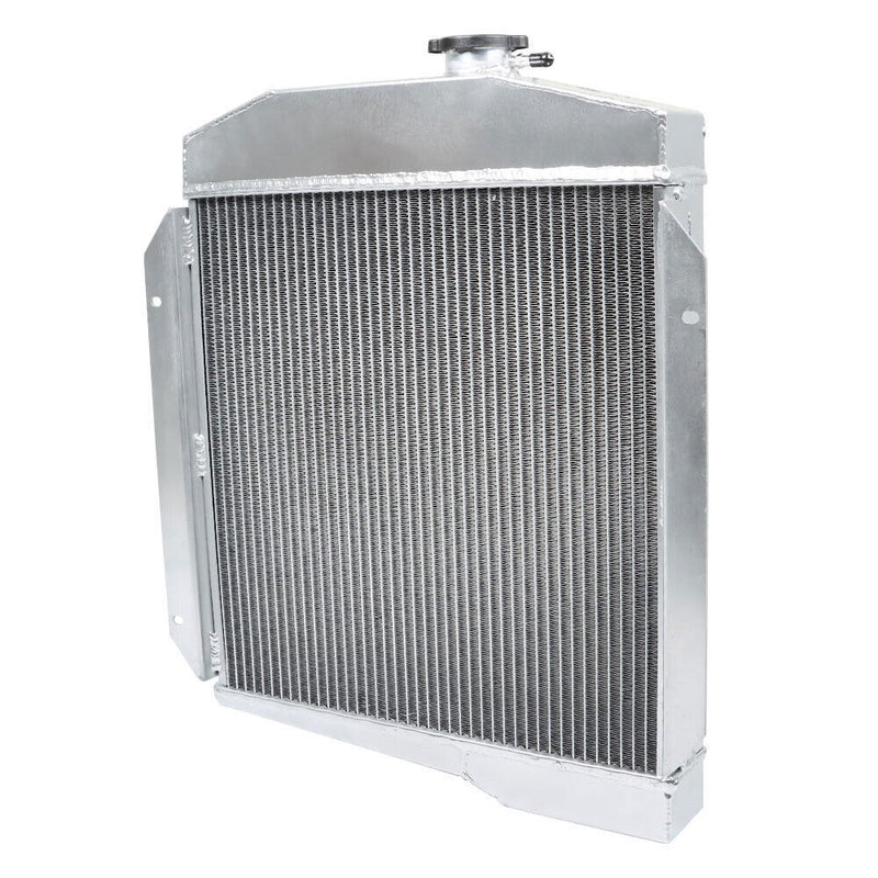 DURAFORCE 4 Row Silver Aluminum Radiator For 1961-1971 International Scout 2.5L MT