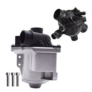 DURAFORCE Electric Engine Water Pump W/ Thermostat For BMW 740i X3 X5 X6