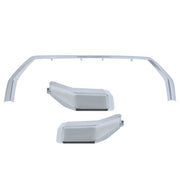 DURAFORCE Front Bumper Grille Trim Molding Surround For 22-24 Toyota Tundra Chrome