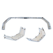 DURAFORCE Front Bumper Grille Trim Molding Surround For 22-24 Toyota Tundra Chrome