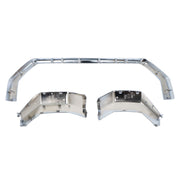 DURAFORCE Front Bumper Grille Trim Molding Surround For 22-24 Toyota Tundra Chrome