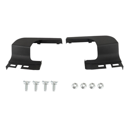 DURAFORCE 1 Pair Rear Bumper End Cap Step Pad For 17-22 Ford F250 F350 Super Duty