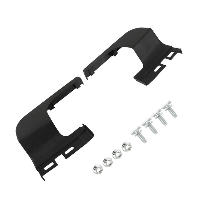 DURAFORCE 1 Pair Rear Bumper End Cap Step Pad For 17-22 Ford F250 F350 Super Duty