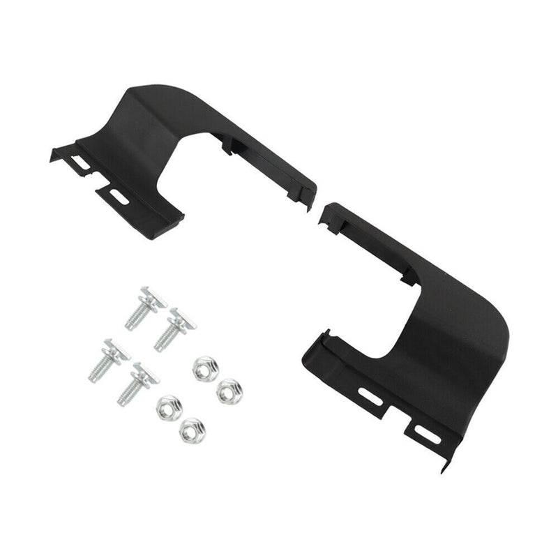 DURAFORCE 1 Pair Rear Bumper End Cap Step Pad For 17-22 Ford F250 F350 Super Duty