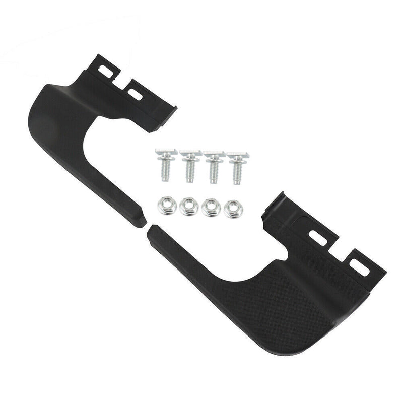 DURAFORCE 1 Pair Rear Bumper End Cap Step Pad For 17-22 Ford F250 F350 Super Duty