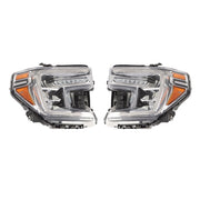 DURAFORCE Right+Left Headlights For 2019-2021 GMC Sierra 1500 W/LED Signal Lamp