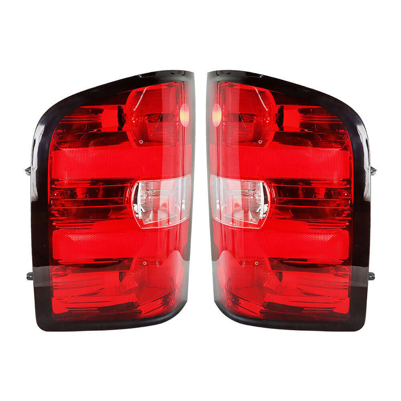 DURAFORCE LH+RH Tail Light For 2007-2013 Chevy Silverado 1500 2500 3500 Taillamps