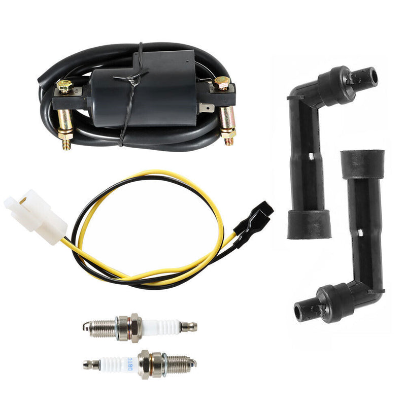 DURAFORCE Ignition Coil Spark Plug For Honda Hawk CB400 CB450 Nighthawk CB450,CM400,CM450