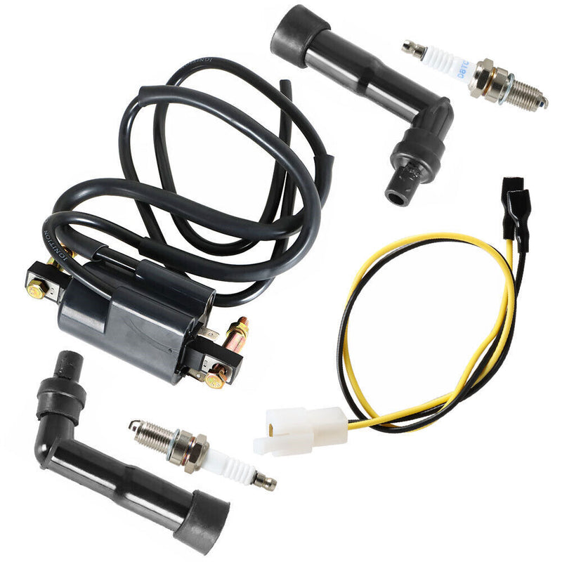 DURAFORCE Ignition Coil Spark Plug For Honda Hawk CB400 CB450 Nighthawk CB450,CM400,CM450