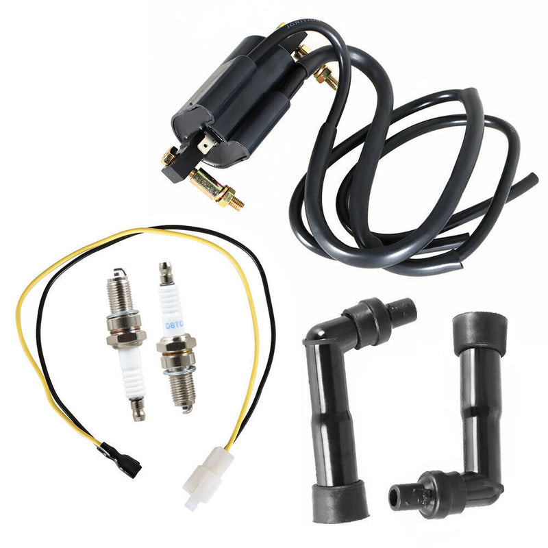 DURAFORCE Ignition Coil Spark Plug For Honda Hawk CB400 CB450 Nighthawk CB450,CM400,CM450