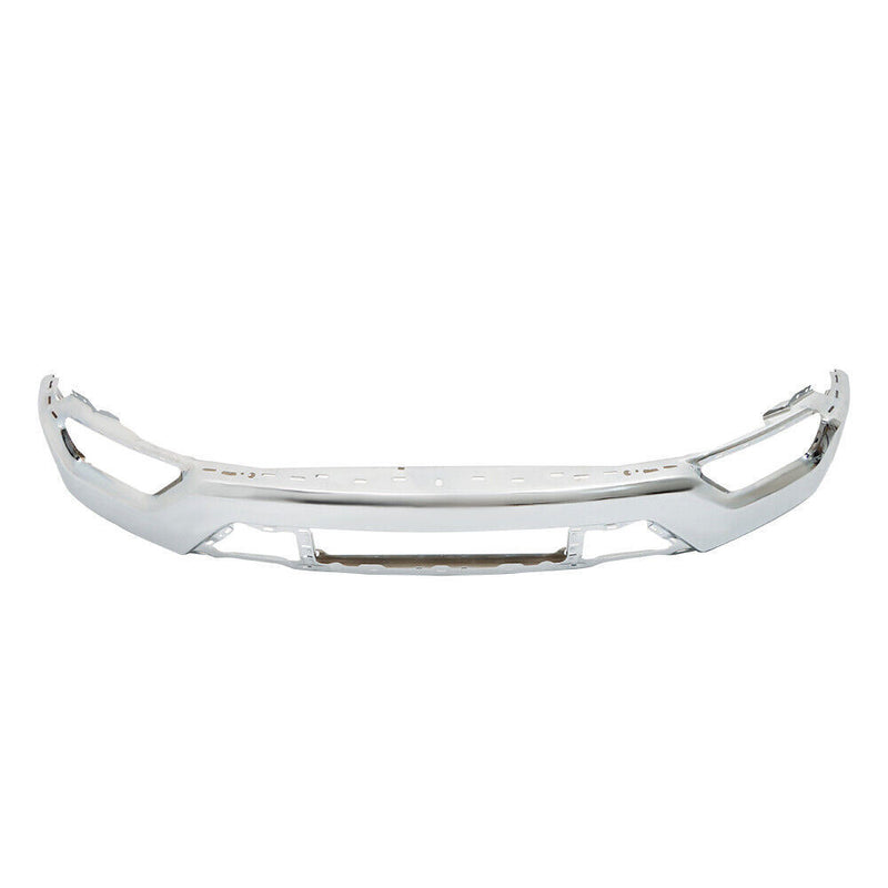DURAFORCE Front Bumper Chrome W/o Sensor Holes For 2021-23 Ford F150 ML34-17757-F