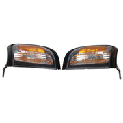 DURAFORCE Left+Right Side Marker Corner Turn Light For 2001-04 Tacoma Black Frame