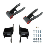 DURAFORCE 4" Lowering Parts Drop Shackles & Hangers for 1988-1998 Chevy GMC C1500