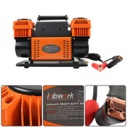 DURAFORCE Portable Air Compressor Double Cylinder 10.6 CFM For Truck Tires RV